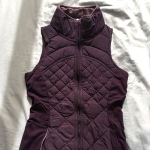 Lululemon Down Vest (4, purple)
